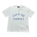 Essentials Tee White/Blue