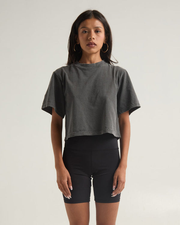 Shaka Wear Shadow Crop Top Tee