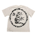 Hellstar White/Black Striped Logo Tee