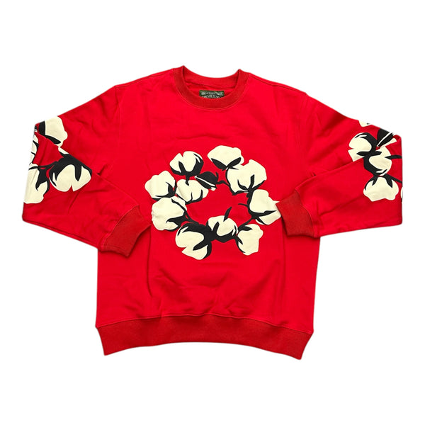 Denim Tears “another country” Red Sweatshirt