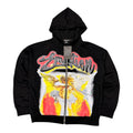 Mixed Emotions “Cupid” ZipUp Black Hoodie