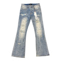 Purple Blue Flare Jean