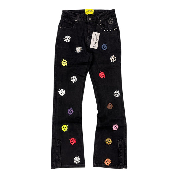Godspeed Colorfull Patch Black Jean