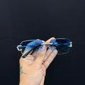 VVS Moissanite Blue Lens Glasses