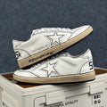 Golden Goose Clasicc White/Black Lines/ Cream
