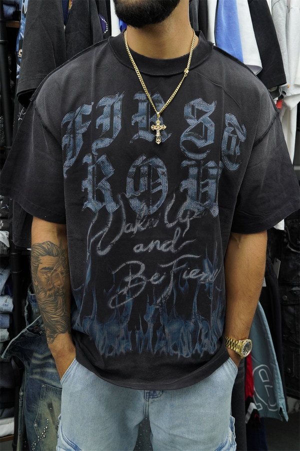 First Row “Wake Life and Be Fierce” Tee