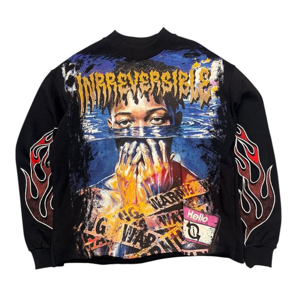 Irreversible “Warning” Black Tee