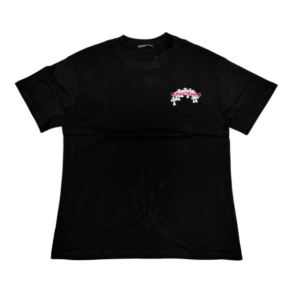 Chrome Heart Black/White/Pink Logo Tee