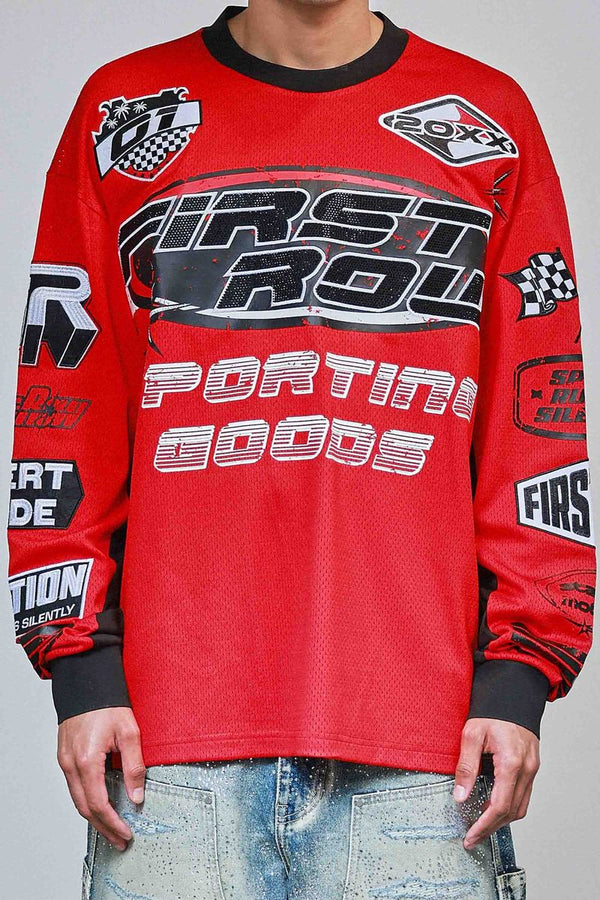First Row “Speed Rules” Jersey Tee