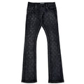 Embellish Rhinestone Flare Vicious Black Jean