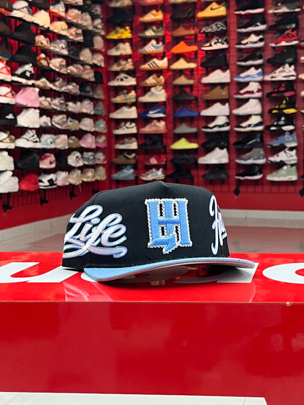 Life Hustler Black/Blue Cap
