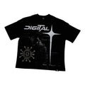 Digital “Chip” Black Tee
