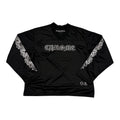 Chrome Heart White Logo / Black Longsleeve Jersey Tee