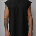Shaka Wear Garnent Dye Muscle Black Tee