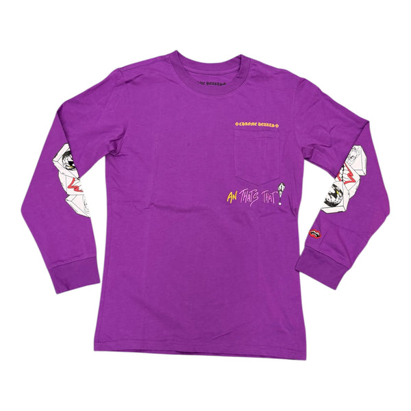 Chrome Heart Purple Longsleeve Tee