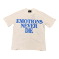 Mixed Emotions “Emotions Never Die” Blue/White Tee
