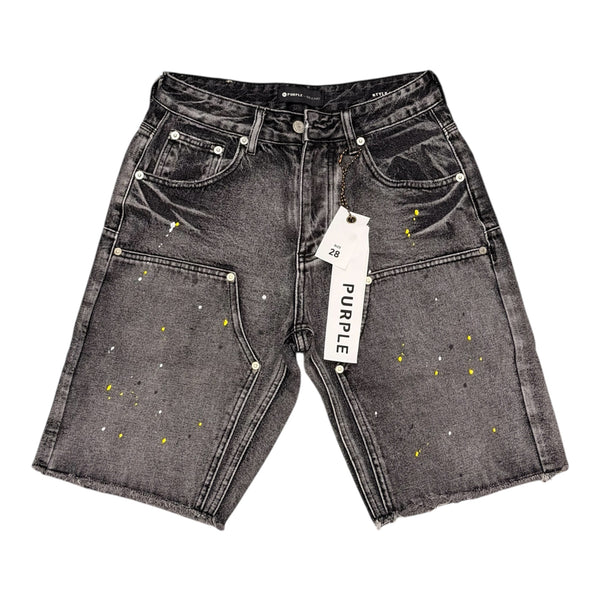 Purple Grey Short Jean