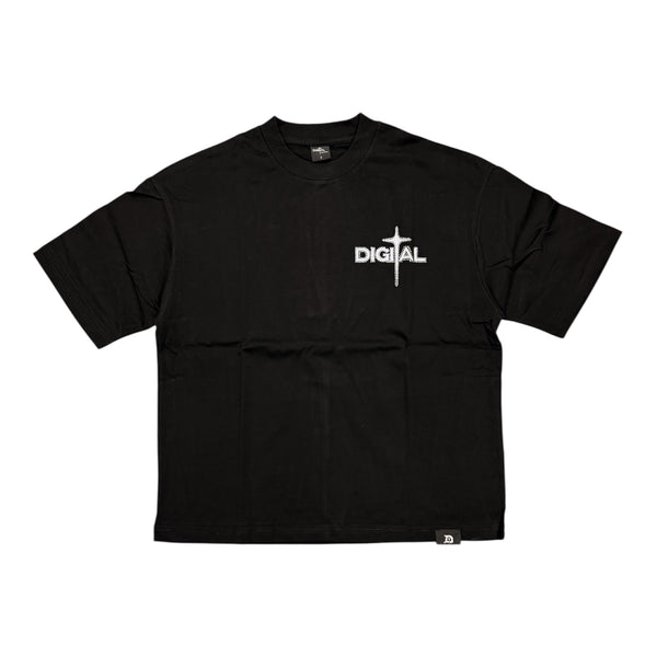 Digital White/Black Tee