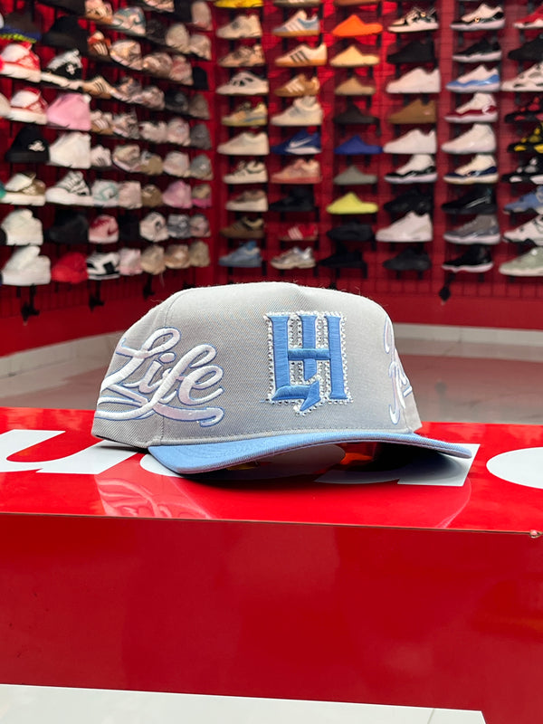 Life Hustler Grey/Blue Cap