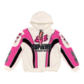 Supreme x Fox White/Pink Hoodie