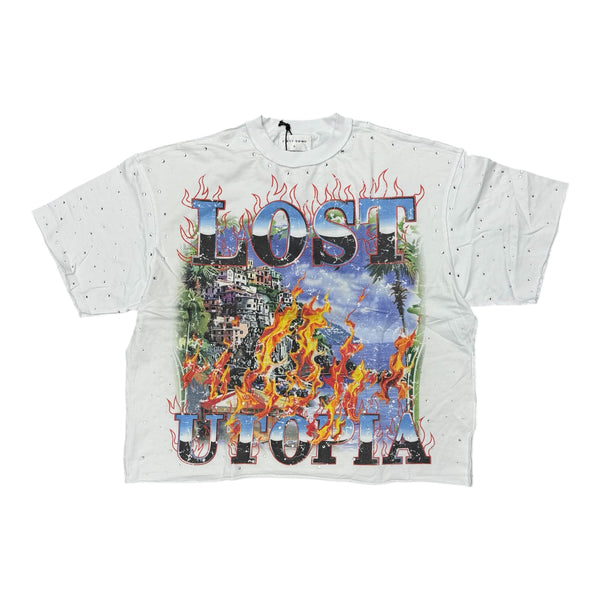 First Row “Lost Utopia” White Tee