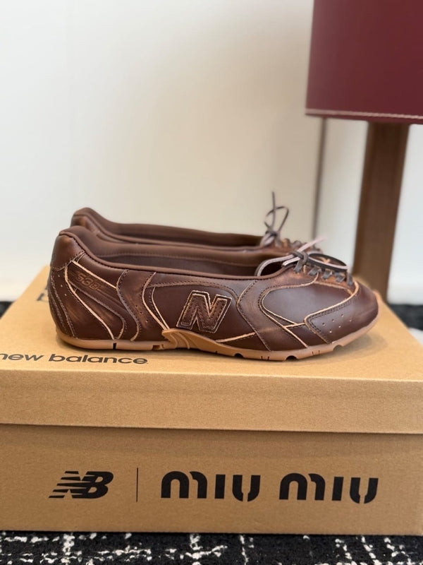 New Balance Miu Miu Ballerina Dark Cinammon