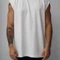 Shaka Wear Garnent Dye Muscle White Tee