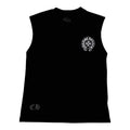 Chrome Heart White Logo / Black Sleeveless Tee