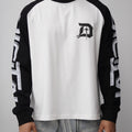 Digital White/Black Longsleeve Tee