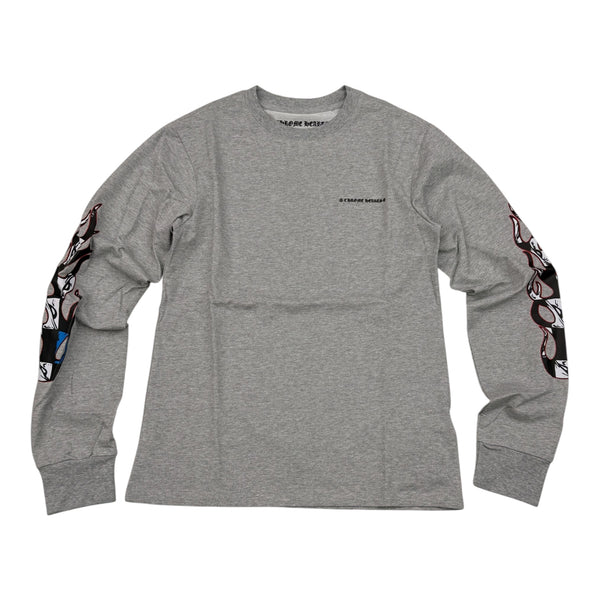 Chrome Heart Grey Longsleeve Tee