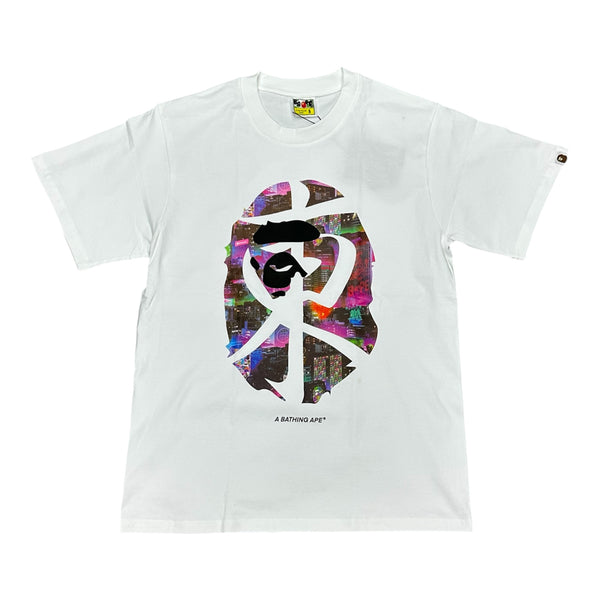 Bapen Japan City White Tee