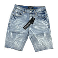Purple Jean Short Denim