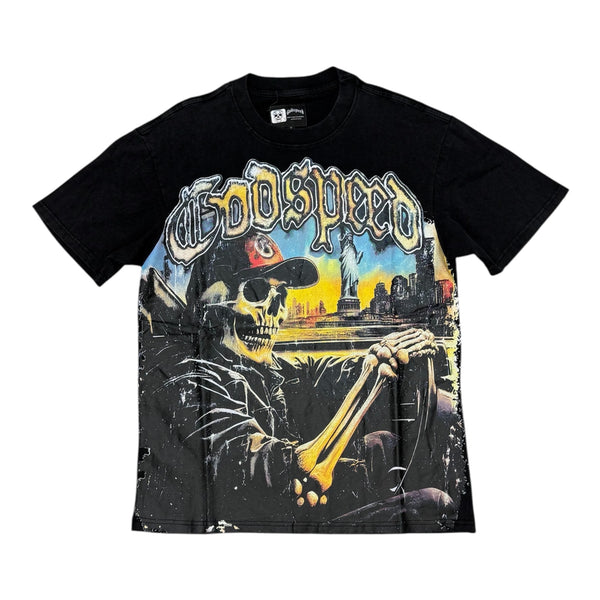 Godspeed “Driving Skelly” Tee