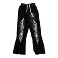Hellstar Black Flare Sweatpants