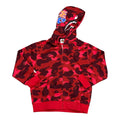 Bape Red Hoodie Kids