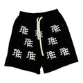 Mixed Emotions Black Rhinestone Short