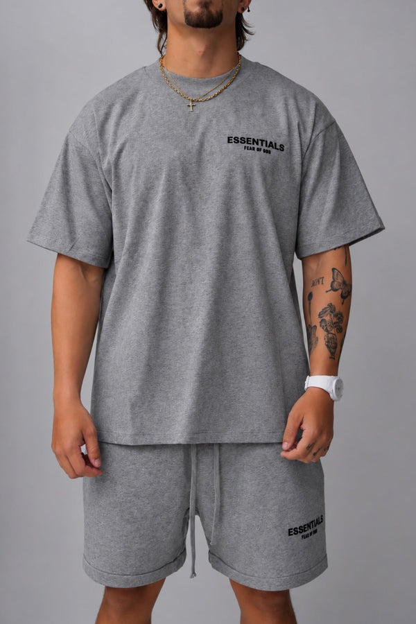 Essentials 2 Piece Set Grey