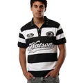 WATSON RUGBY POLO (BLACK/WHITE)