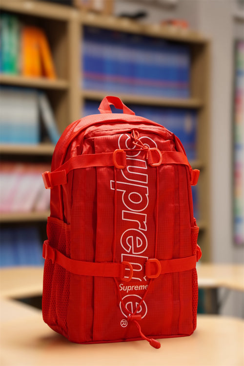 Red Supreme Bookbag