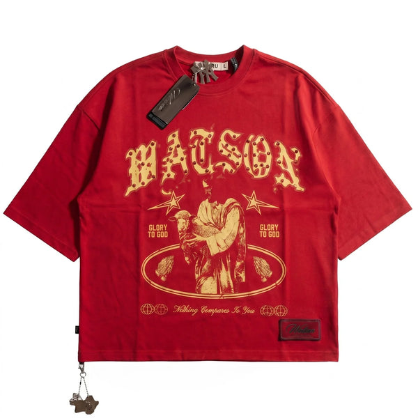WATSON GLORY TO GOD RED TEE
