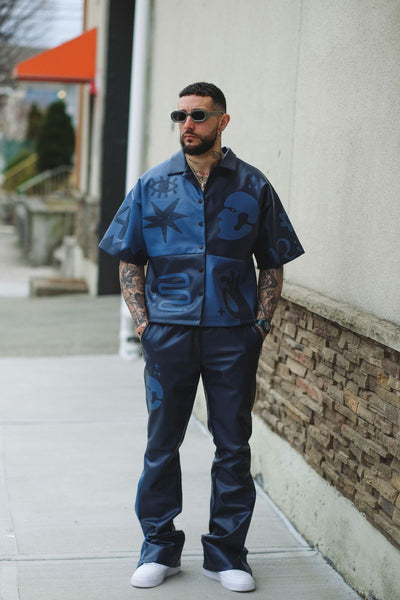 Vieriche Tribal ColorBlock Set / Shirt and Pant Included