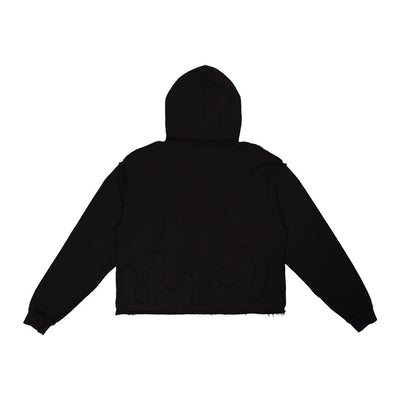 First row Wake Up and Be Fierce Crop Hoodie