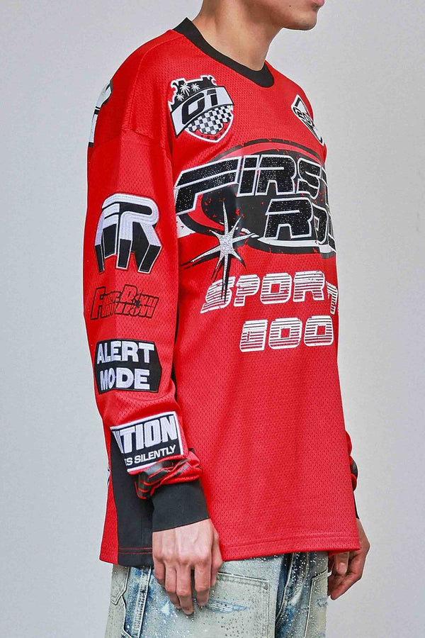 First Row “Speed Rules” Jersey Tee