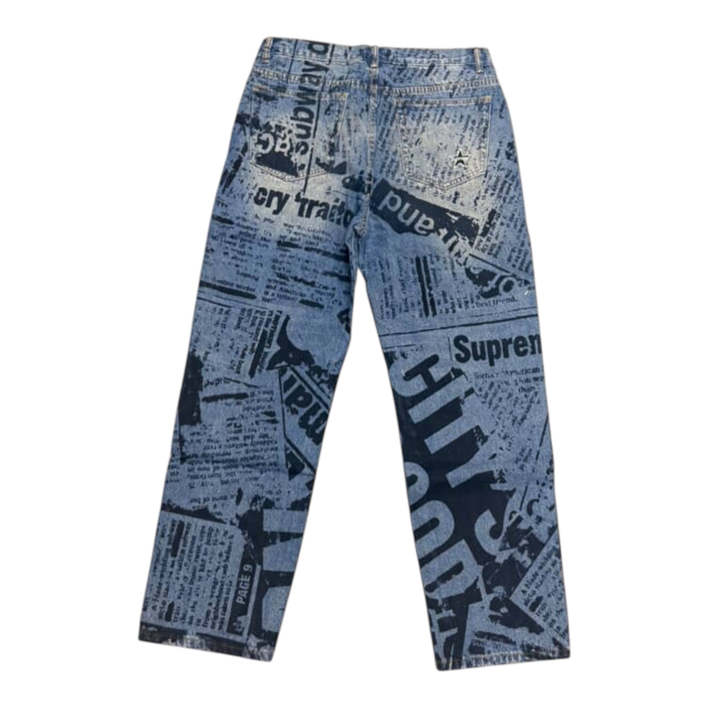 Supreme “supreme print” Blue Jean