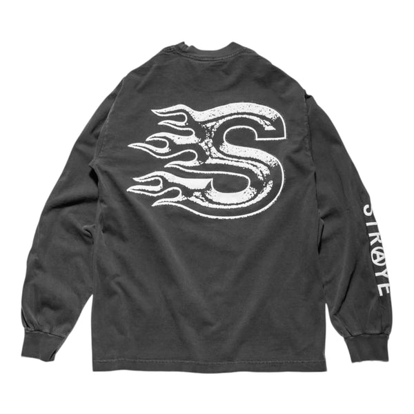 Straye Longsleeve Tee (Faded Black)
