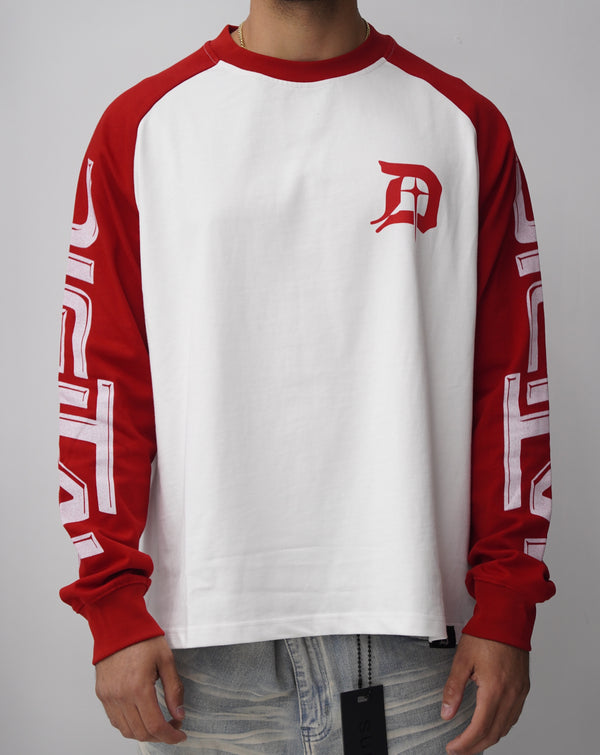 Digital Longsleeve Red Tee