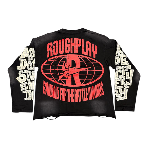 Rough Play “UFO Girls” Black Longsleeve Tee