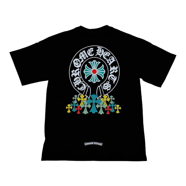 Chrome Heart Colorfull Cross / Black Tee