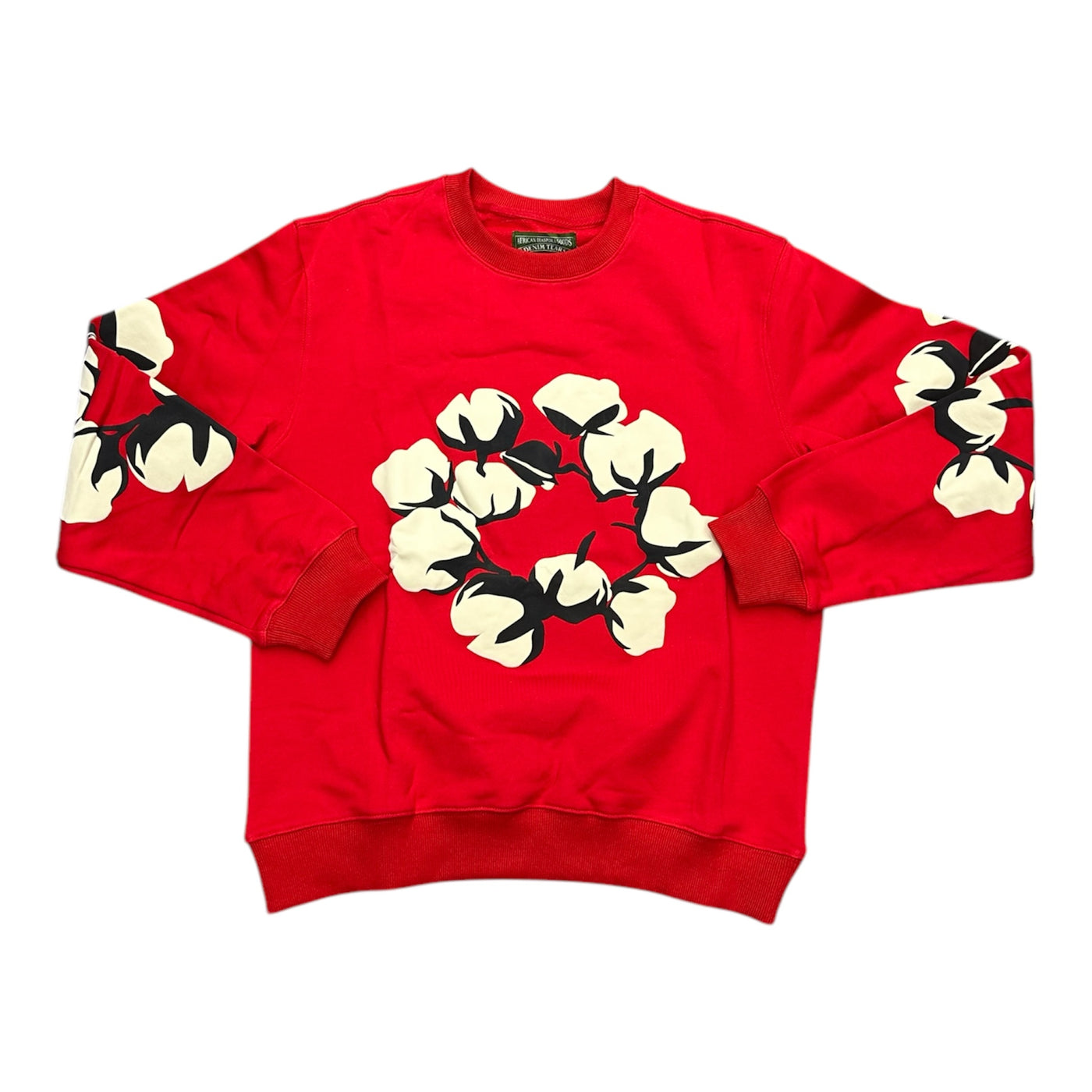 Denim Tears “another country” Red Sweatshirt