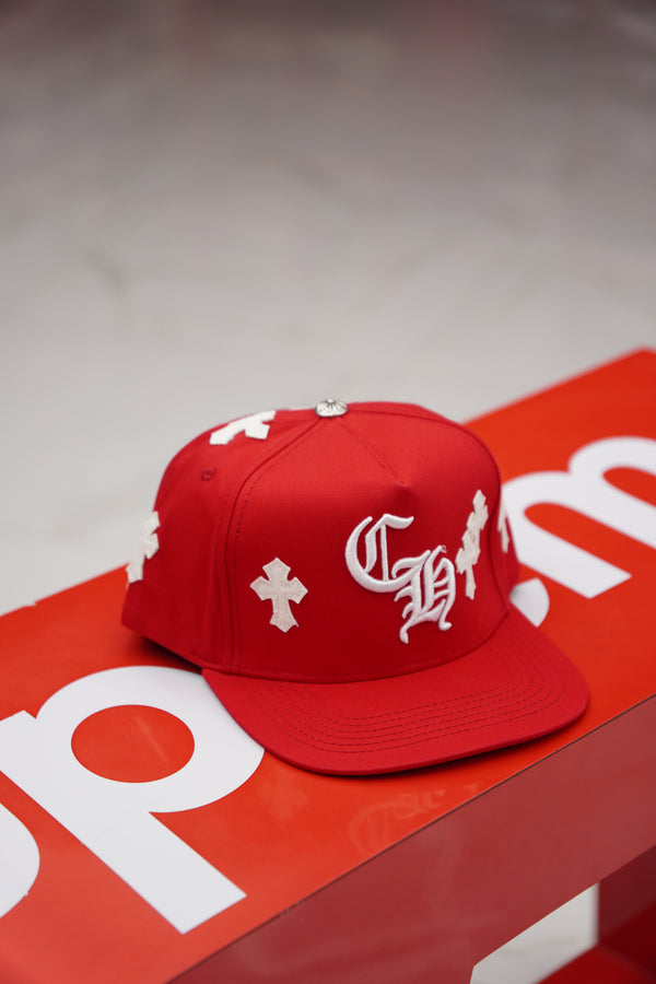 Chrome Heart Red/White Cross Cap